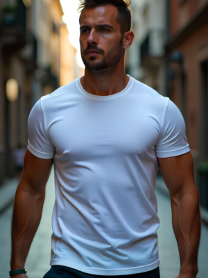 Tshirt anti couteau blanc