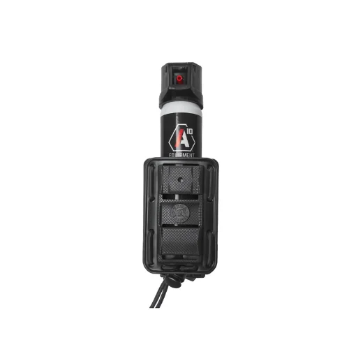 Porte-aérosol de défense noir 50, 75 et 100ml Bungy 8BL18