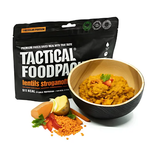Ration de survie lentille stroganoff